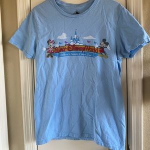Disney World Where Dreams Come True Tee Blue M